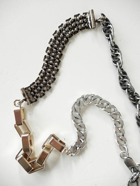 MM6 Maison Margiela ミックスロゴ エングレーブ ネックレス MM6 Maison Margiela メゾンマルジェラ エムエム6 ネックレス